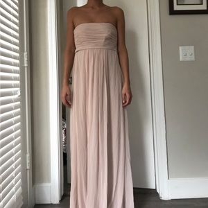 Simple Prom/Bridesmaid Dress - Nude
